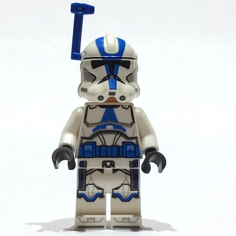 Lego Clone Officer, 501st Legion, White Arms, Blue Rangefinder