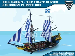 Blue Parrot - The Pirate Hunter - Caribbean Clipper MOD