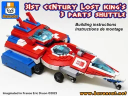 RB Ulysses 31 Tri Part Shuttle Anime Version Lego moc