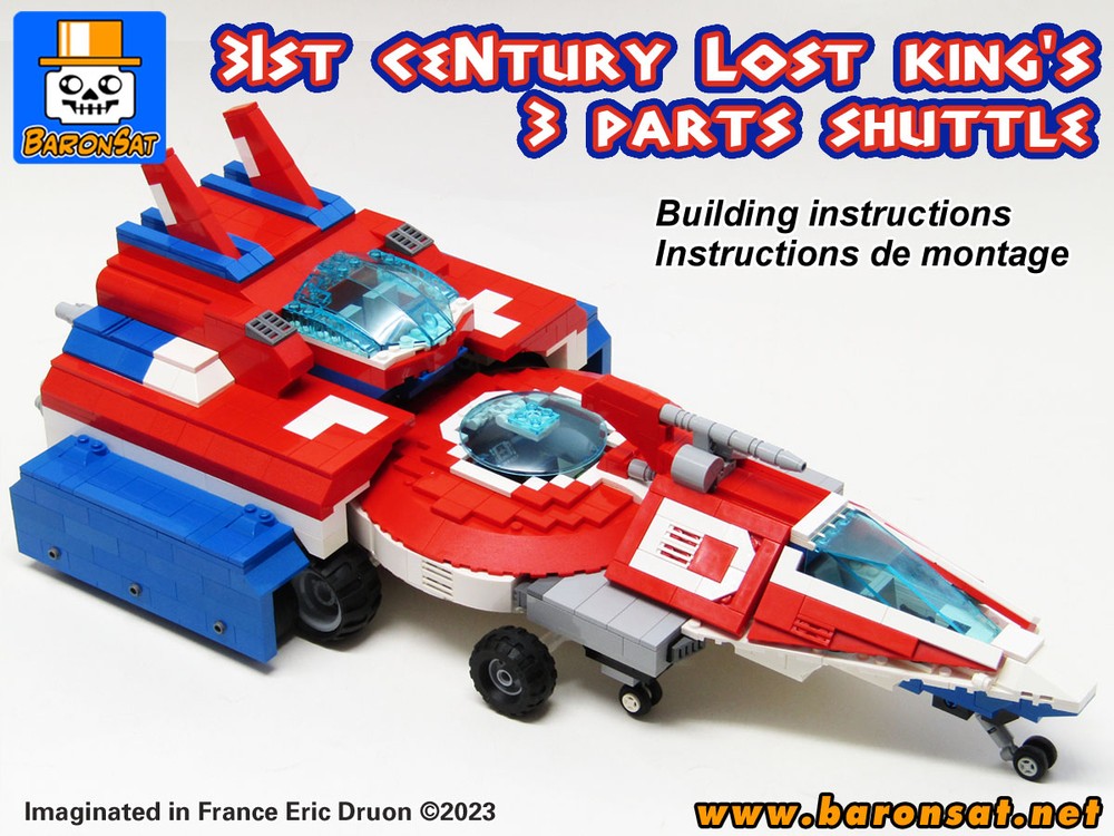 Lego RB Ulysses 31 Tri Part Shuttle Anime Version Lego moc