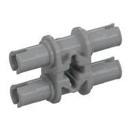 Technic Pin Double with Axle Hole - Squared Holes