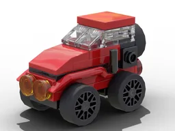 Smol Red SUV with Crowbar Fenders