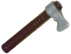 Weapon Tomahawk with Flat Silver Blade