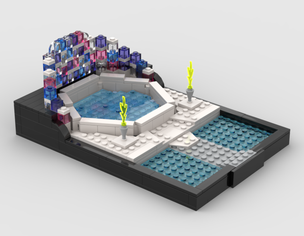 Lego The Legend of Zelda Ocarina of Time, Great Fairy Fountain diorama