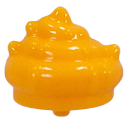 Lego Accessories, Kakamora, Spiral Sea Shell / Bright Light Orange