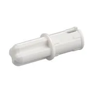 Technic Axle Pin with Friction Ridges Lengthwise / White