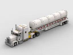 Oil tanker semi-truck