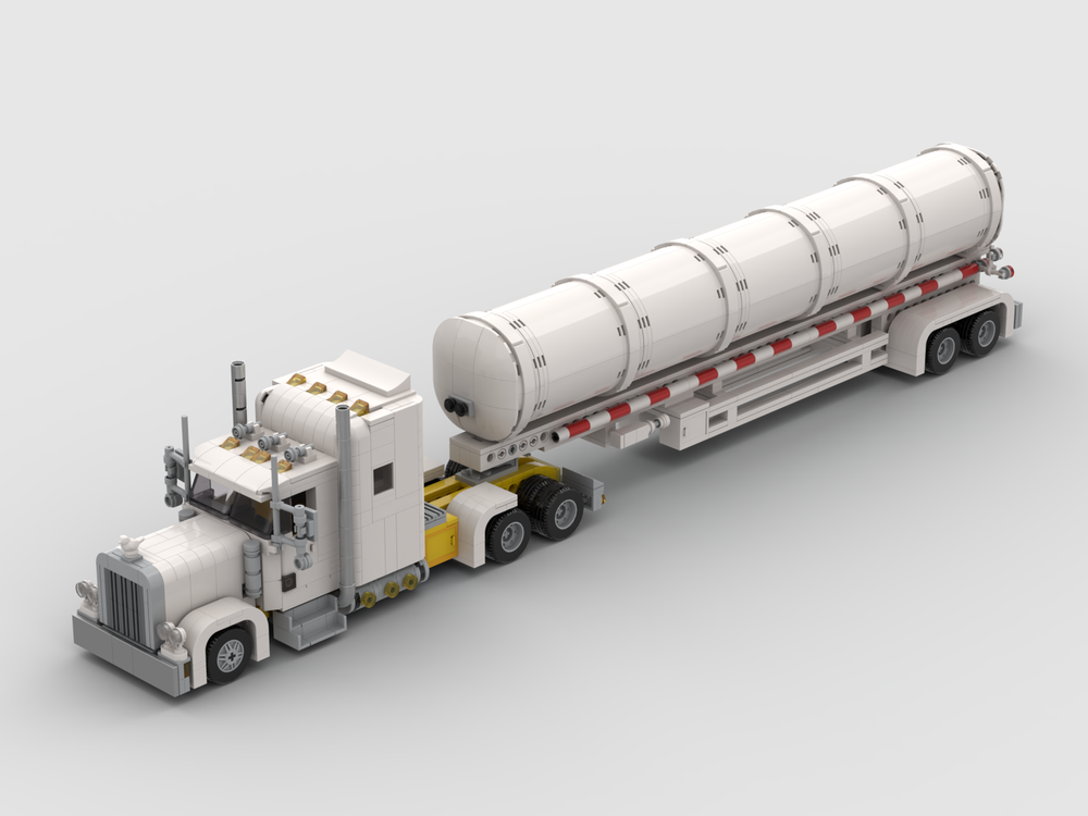 Lego Oil tanker semi-truck