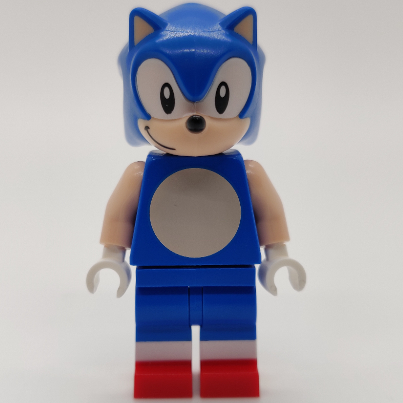 Lego Sonic the Hedgehog, Light Nougat Face, Black Eyes