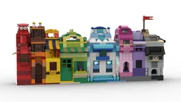 10704 Rainbow houses