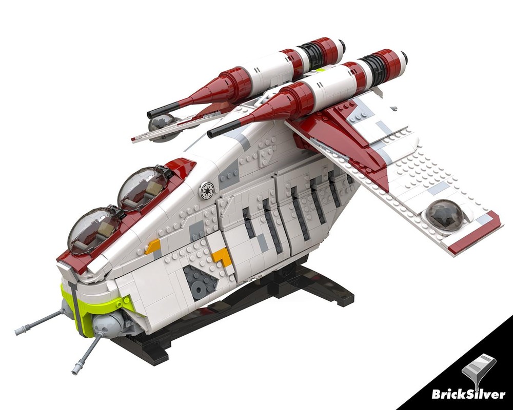 Lego Republic Gunship (Alternate Wing & Engine)