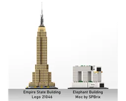 Elephant Building 1:800 Scale