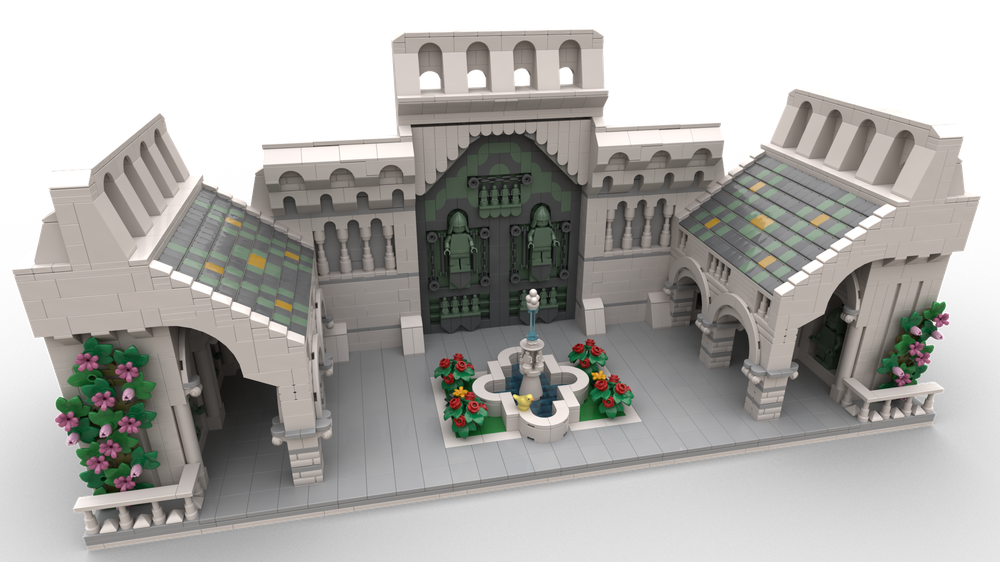 Lego Gondor Palace Courtyard
