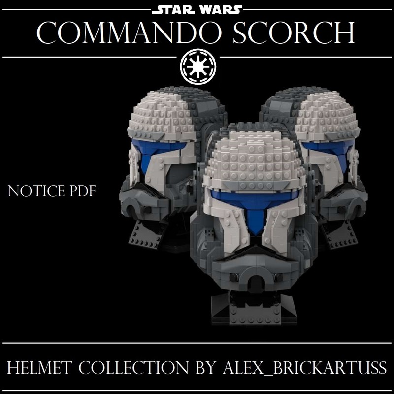 Lego Helmet Clone Commando Scorch