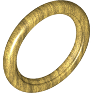 Lego Technic Wedge Belt Wheel Tire / Pearl Gold