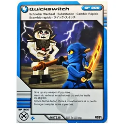 Trading Card, Ninjago Deck #1: 40 - Quickswitch - International Version / [No Color/Any Color]