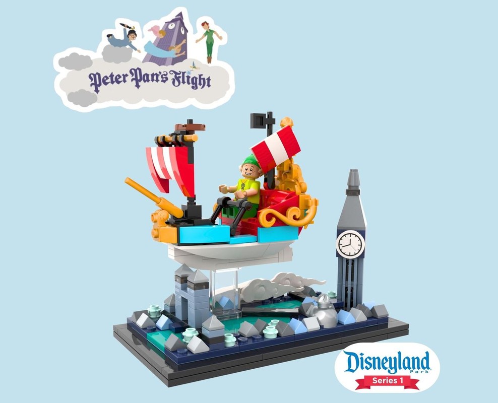 Lego Peter Pan Flight inspired building instructions, Collectible attractions Series 1