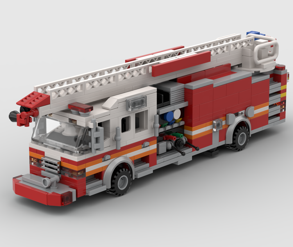 Lego Fire Truck (Youngsville Ladder)