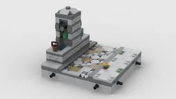 Mini-Medieval-Modulars 22 - "Street & Fountain"