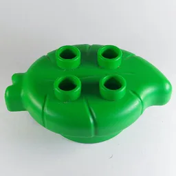 Duplo Plant, Leaf, with 2 x 2 Top Studs / Bright Green