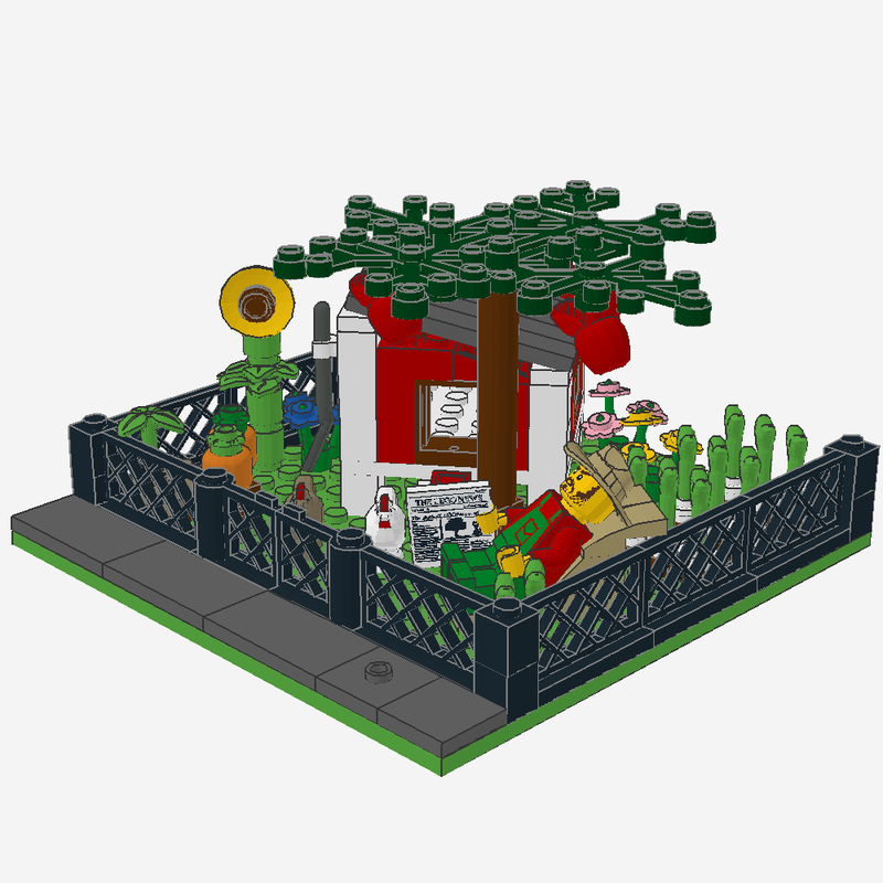 Lego Community garden/allotment garden