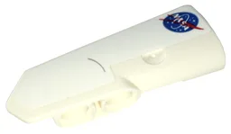 Technic, Panel Fairing #21 Very Small Smooth, Side B with Blue and Red NASA Logo Pattern (Sticker) - Set 42158