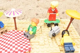 The beach
