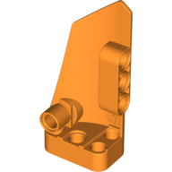 Lego Technic Panel Fairing # 4 Small Smooth Long, Side B / Orange