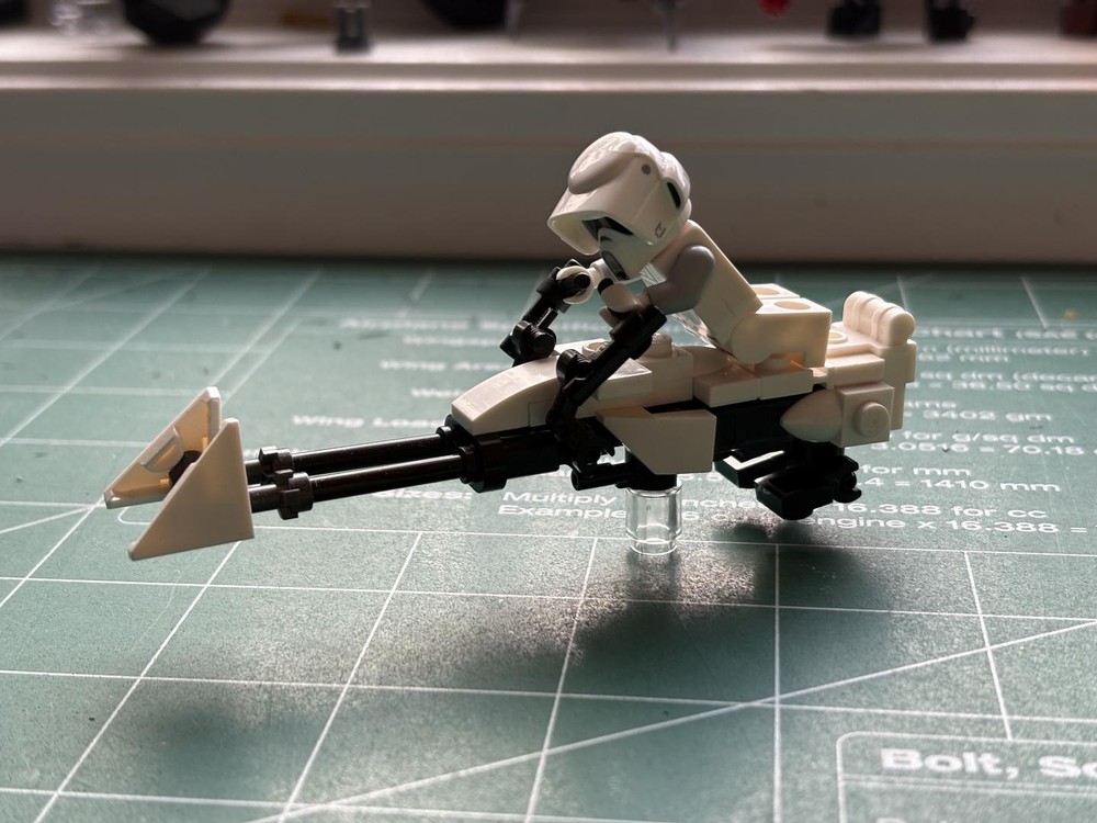 Lego 74-Z Imperial speeder bike (hoth version)