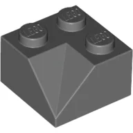 Brick Sloped 45° 2 x 2 Double Concave / Dark Bluish Gray