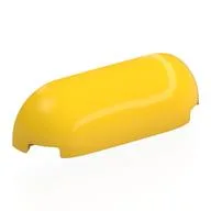 Brick Round, Curved Triple 1 x 4 x 1 / Yellow
