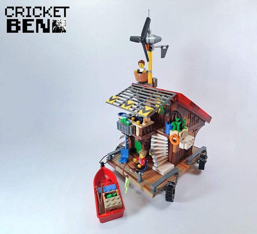 Lego Apocalypse houseboat