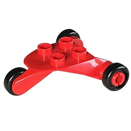 Duplo Airplane Small Undercarriage / Red