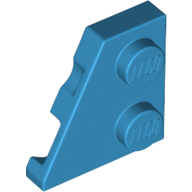 Lego Wedge Plate 2 x 2 Left / Dark Azure