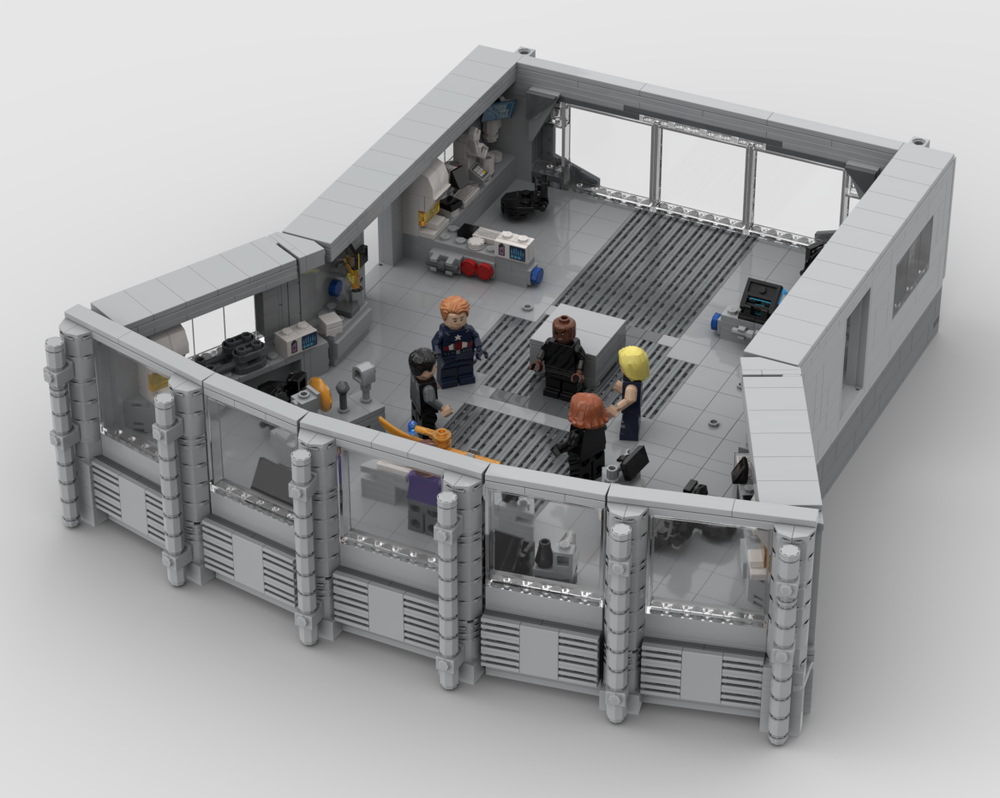 Lego Marvel Avengers Helicarrier Laboratory Scenery