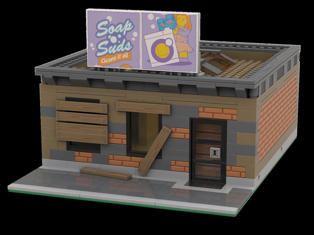 Lego Modular Suspicious Abandoned Building