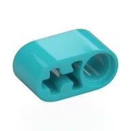 Technic Beam 1 x 2 Thick with Pin Hole and Axle Hole / Medium Azure