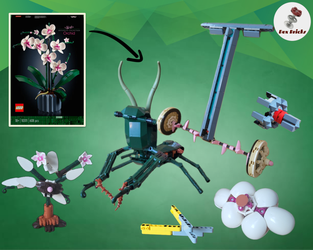 Lego Praying Mantis Garden Escape