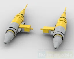 Modular N1 Starfighter Engines, 75393-compatible