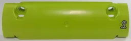 Technic, Panel Curved 11 x 3 with 2 Pin Holes through Panel Surface with Silver Cobra Snake Logo Pattern Model Right Side (Sticker) - Set 42138