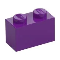 Brick 1 x 2 / Purple