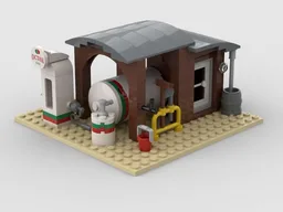 Kleine Tankstelle für Diesellokomotiven - Small gas station for diesel locomotives