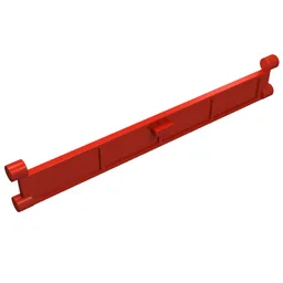 Garage Roller Door Section without Handle / Red