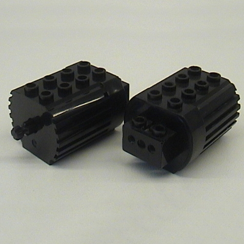 Lego Motor, 12V Type 1 for 2-Prong Connectors with Middle Pin / Black