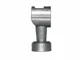 Leg Pirate Peg / Flat Silver