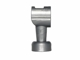 Lego Leg Pirate Peg / Flat Silver