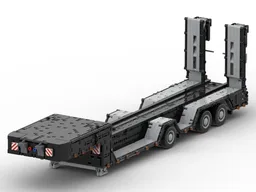 Lowboy trailer