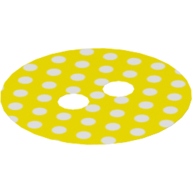 Lego Hipwear Skirt, Round with White Dots print / Yellow