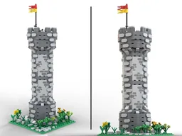 Stone Tower - with 9 stud diameter base