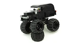 Black monster truck